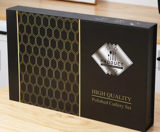 Bestek Set 24pcs Zwart